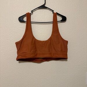 Rust Orange Bikini Top